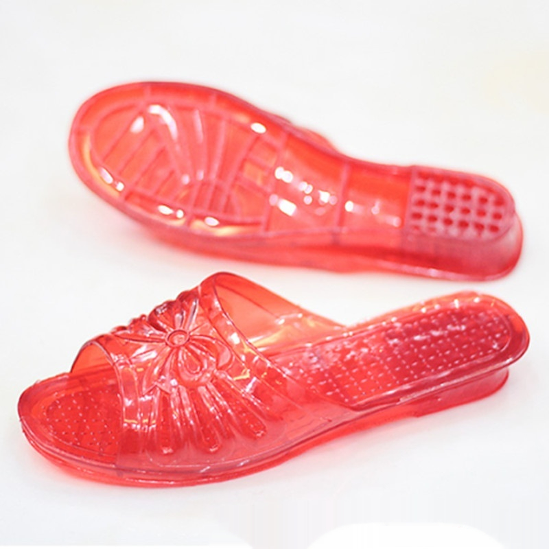 Glitter Crystal Slippers Transparent Non-slip Surprise Birthday Gift foto 2