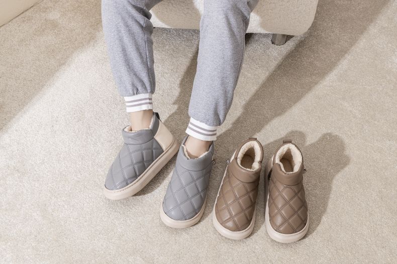Men's Shoes With Checkered Pu Leather Surface foto 3