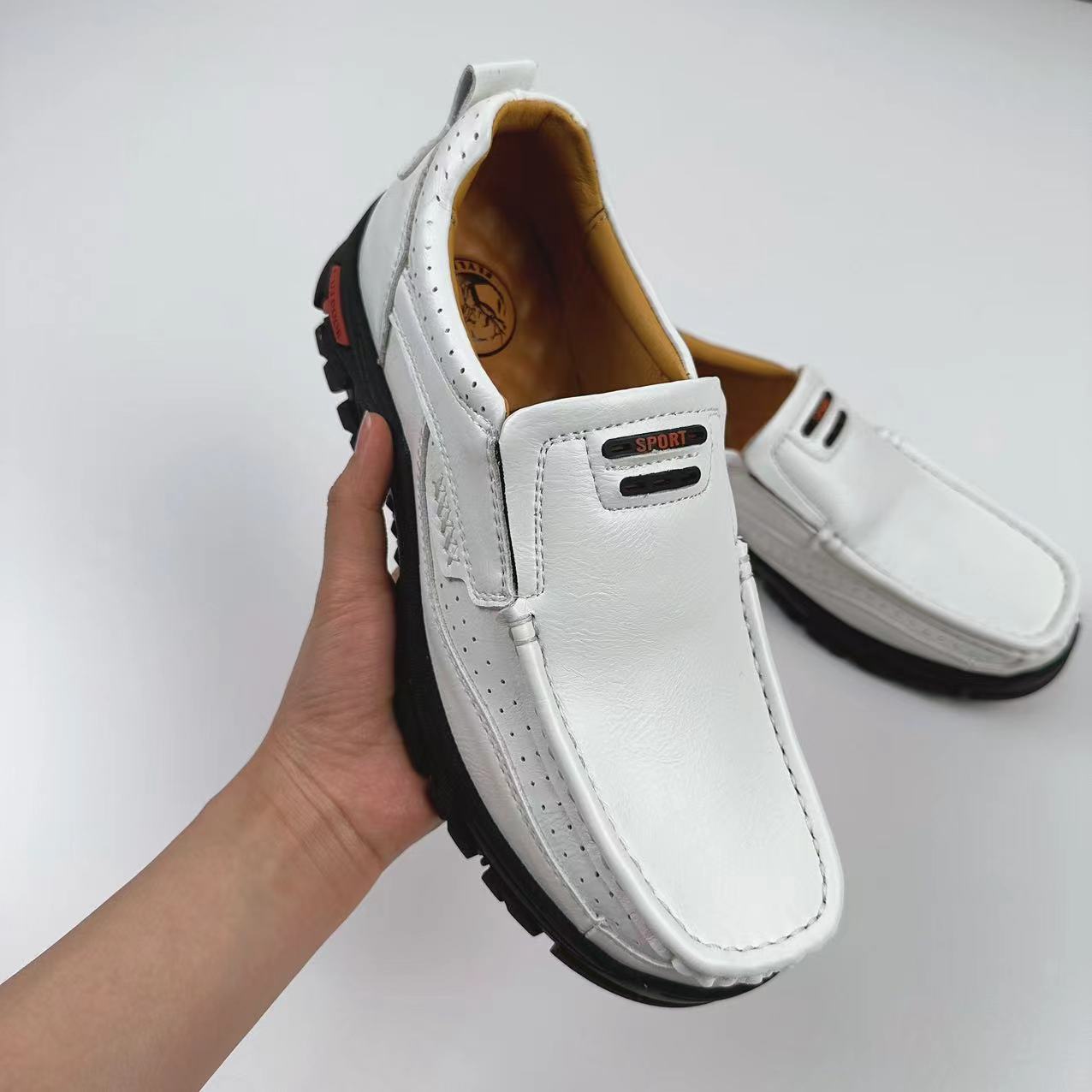Men's Non-slip Breathable Latex Insole foto 3