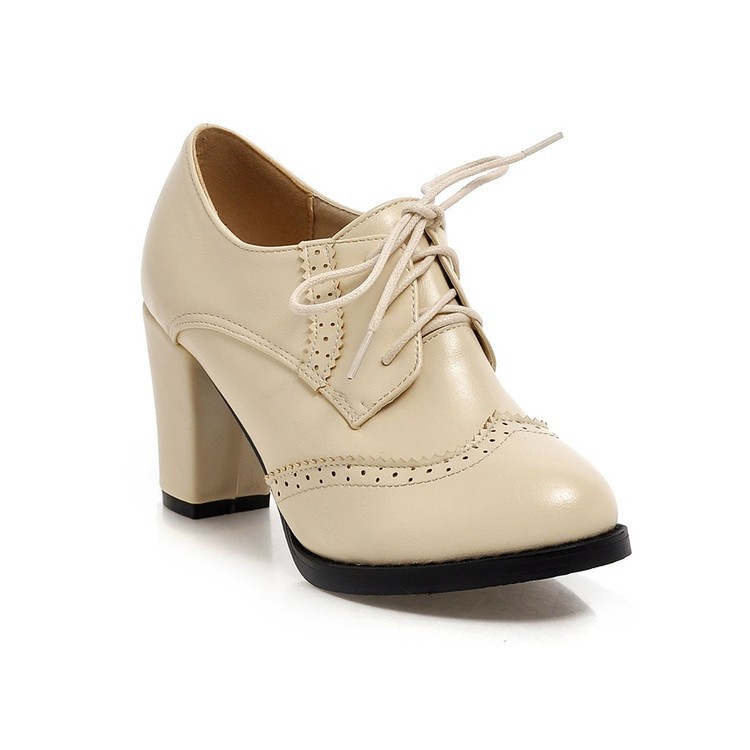 Women's Fashion Chunky-Heel British-Style High-Heel Boots foto 2