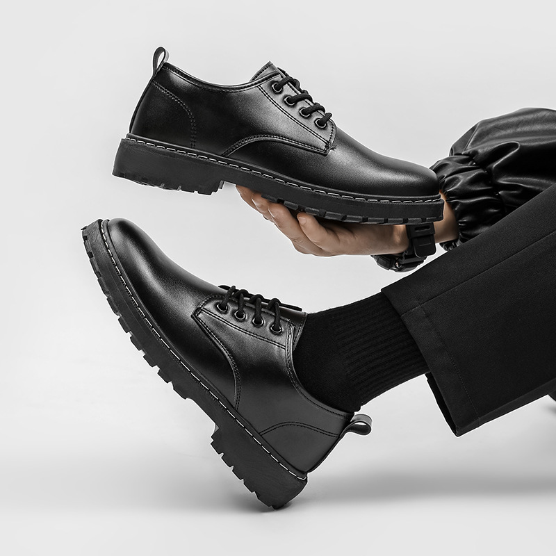 Mens Casual Waterproof Dr Martens-style Low-top Boots foto 3