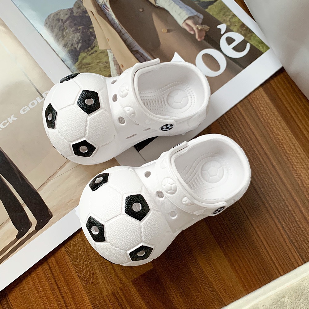 Parent-Child Creative Football Closed-toe Slippers foto 5