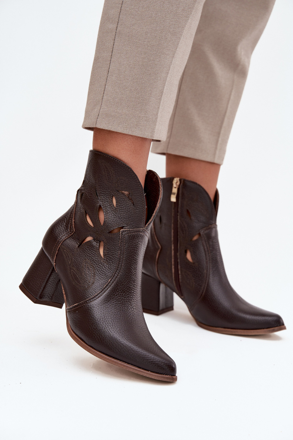 Laarsjes met hoge hak Step in style