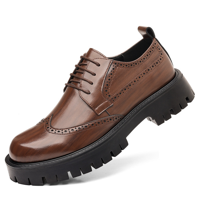 Autumn Mens Shoes Vintage Work Boots foto 3