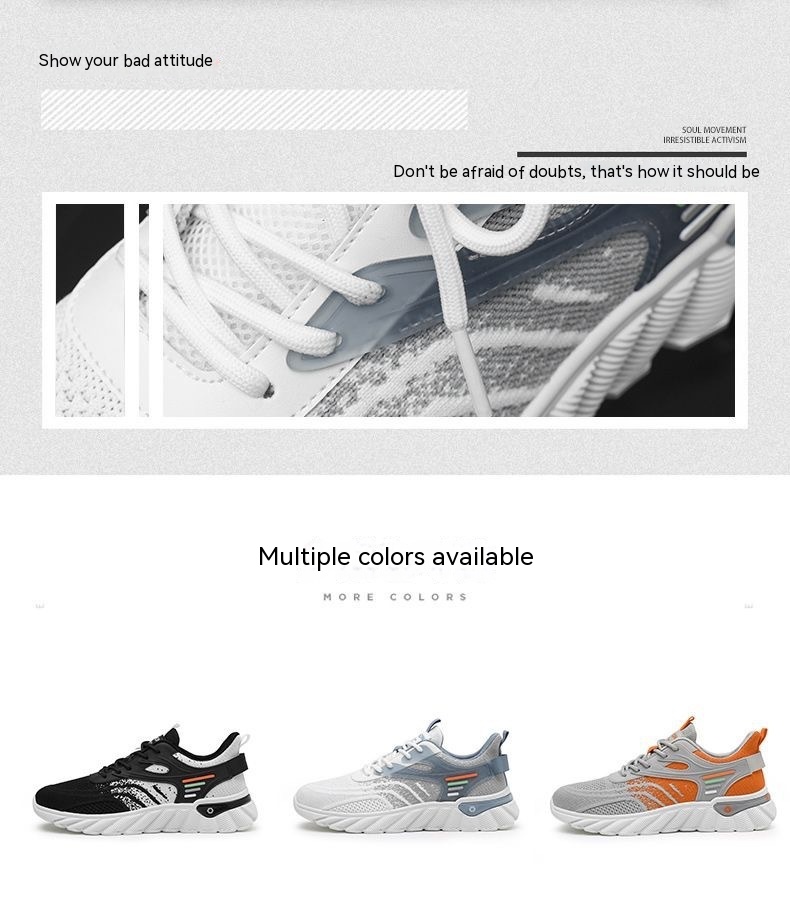 Men's Platform Casual Sports Running Shoes