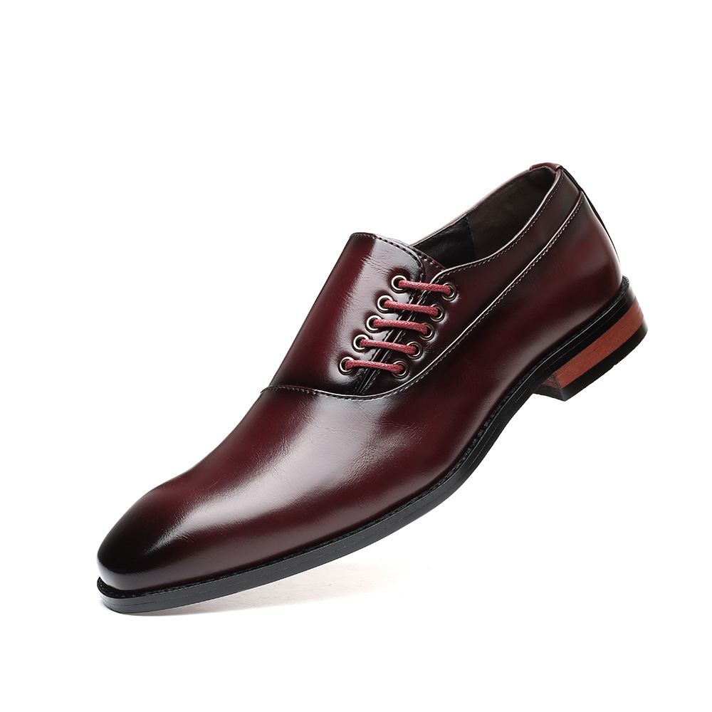 Japanese Square Toe Large Size Men's Shoes foto 5