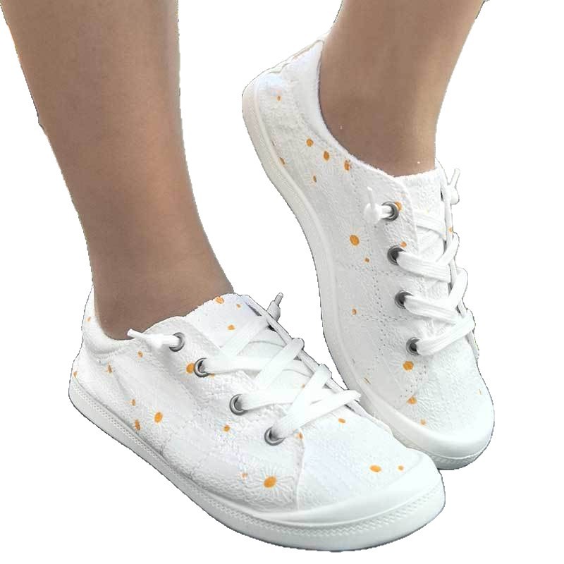 Plastic Lightweight Casual Womens Canvas Shoes foto 5