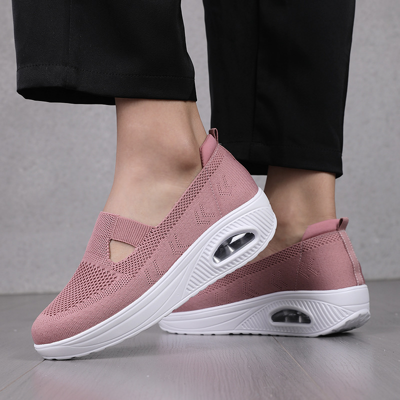 Women's Wedge Platform Mesh Surface Breathable Casual Shoes foto 2