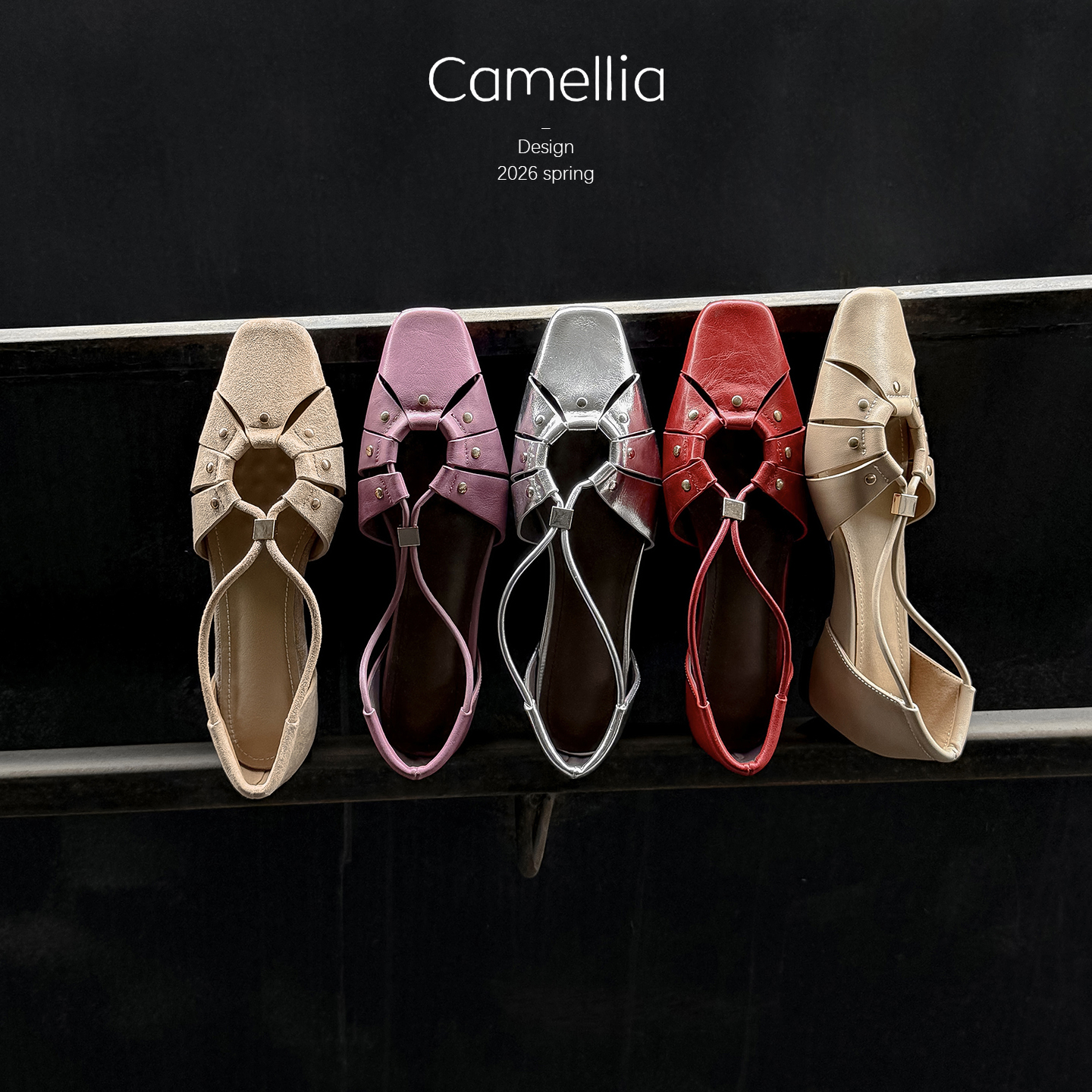 Handcrafted Full-Grain Leather Cage Sandals, Women's Vintage Woven Square Toe T-Strap Flats foto 5