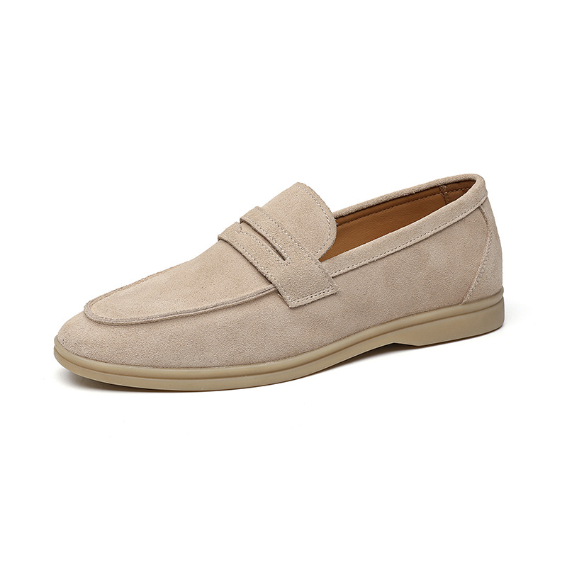 Gommino Suede Men's Soft Bottom Slip-on Casual Shoes foto 3