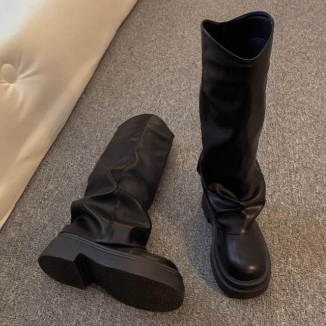 Women's Autumn New British Dress Autumn And Winter Boots Platform foto 2