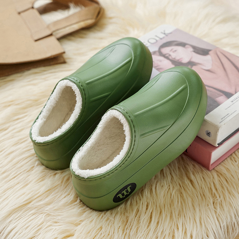 Envelope-style Warm Waterproof And Oil-resistant Slip-on Shoes foto 2