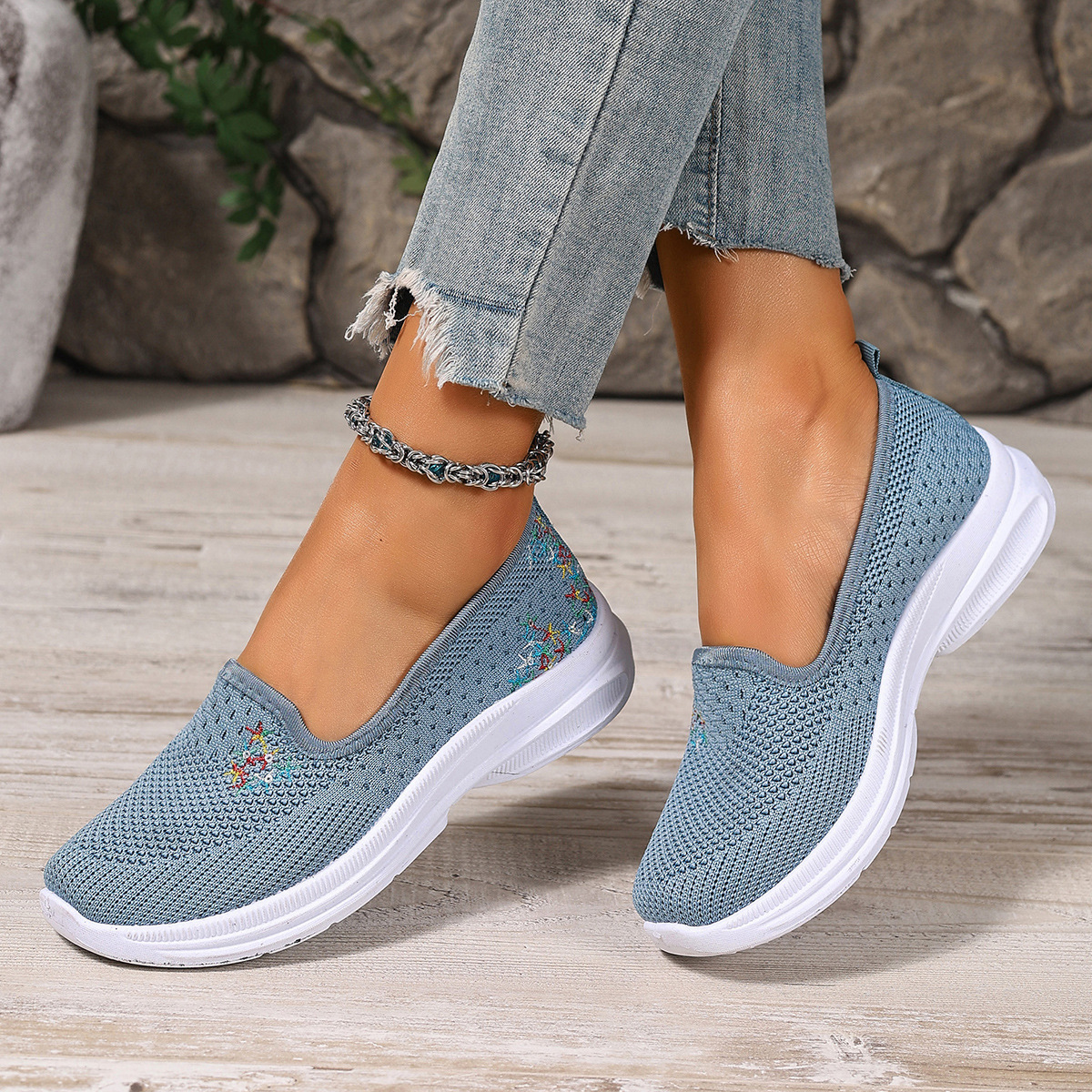 Women's Mesh Casual Breathable Soft-soled Shoes foto 2