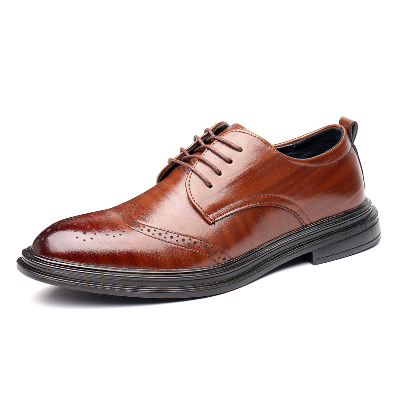 Men's Trendy All-season Anti-slip Dress Shoes foto 5