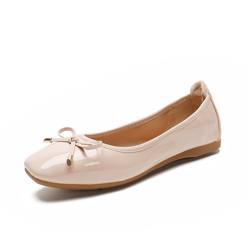 Square Toe Soft Bottom Soft Upper Shoes Women foto 3