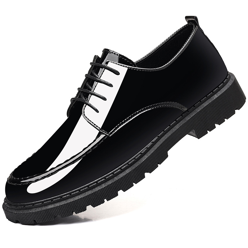 New-style Casual Leather Shoes For Men With A Polished Finish foto 5