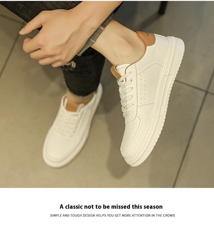 Men's Summer Breathable Casual Leather Shoes foto 2