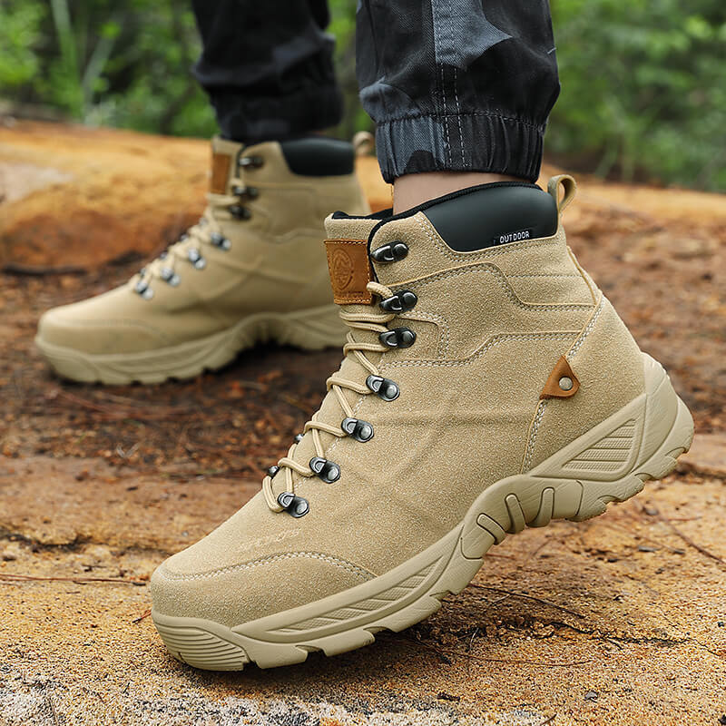 Men's Middle High Top Autumn And Winter Mountaineering Plus Size Hiking Boots foto 2