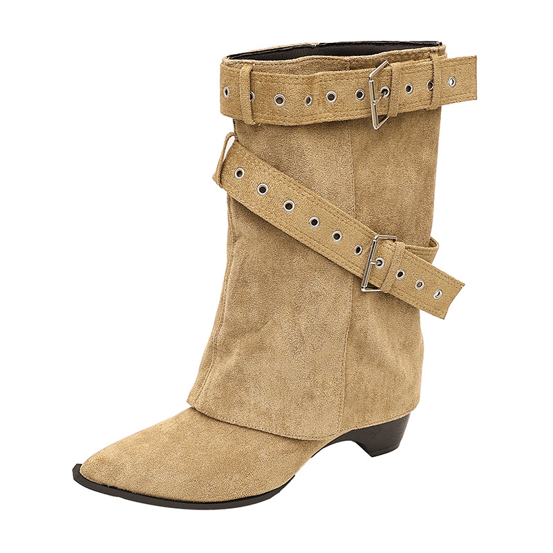 Women's Fashion Pointed-Toe Ankle Boots foto 4