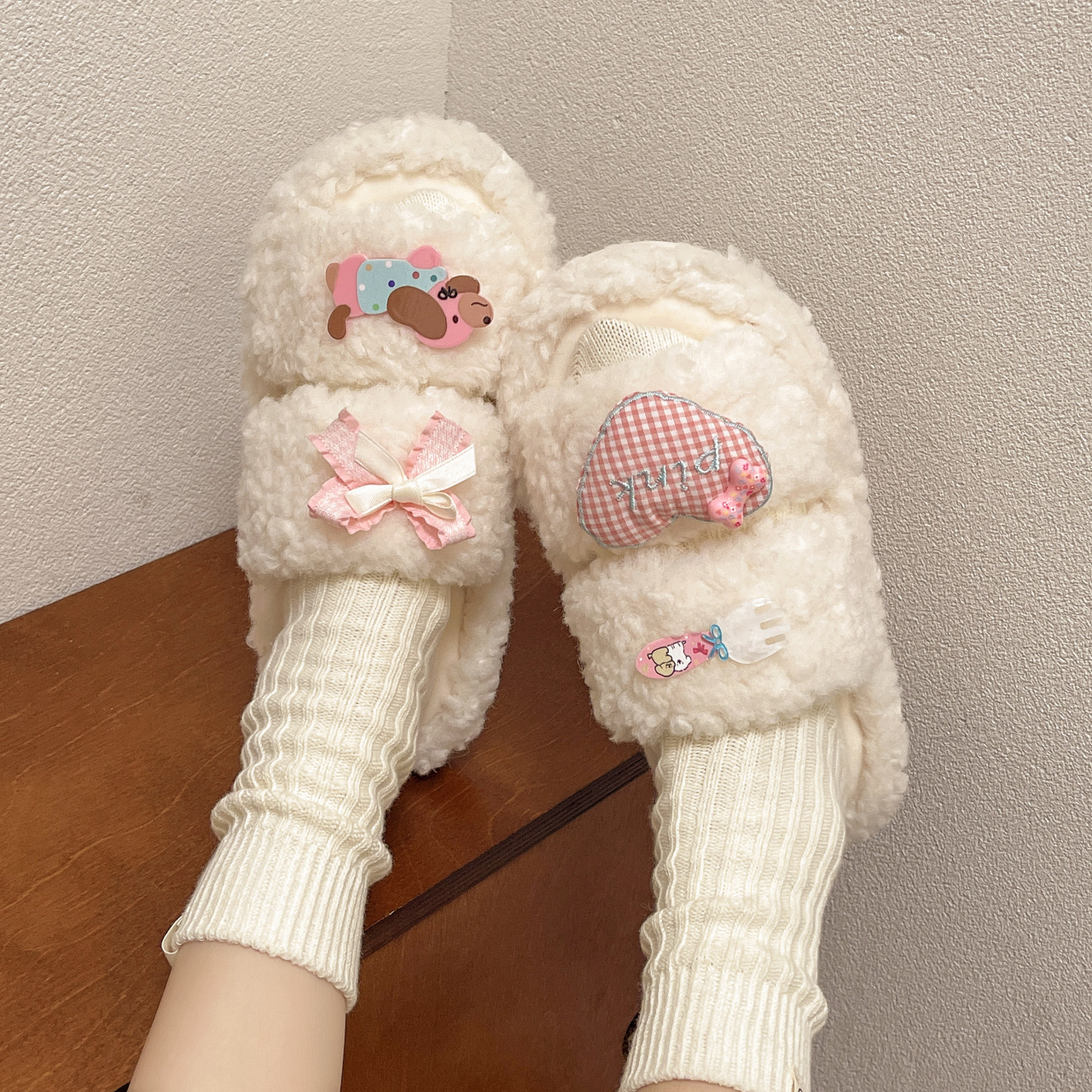 Women's Personalized Cartoon Flip-flops foto 2