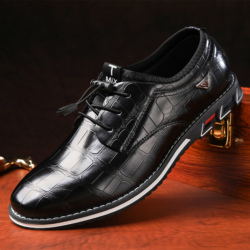 Casual Men's Loafers Leather Shoes foto 3