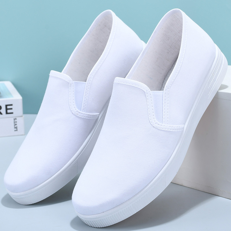 White Work Nurse Shoes Slip-on Non-slip Wear-resistant foto 5