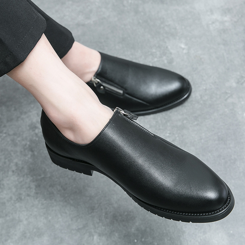 Men's Double Stitching Plus Size Business Shoes foto 4