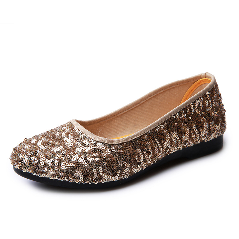 Old Beijing Women's Sequin Shoes Fashion Casual foto 5
