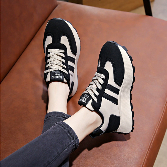 Ladies' Versatile Thick Soled Casual Shoes, Height Increasing Shoes foto 2