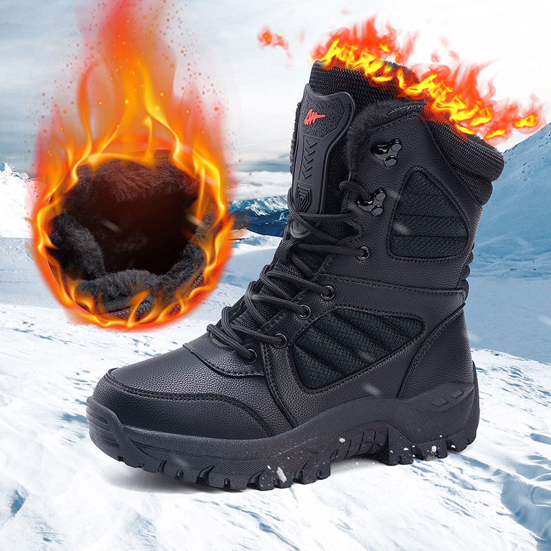 Snow Boots Men's Ski Insulation Cotton Shoes Waterproof And Cold-proof foto 2