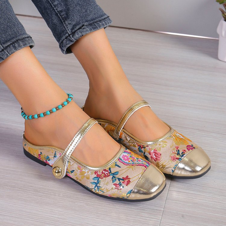 Womens Stylish Floral Slide Sandals For Summer foto 2
