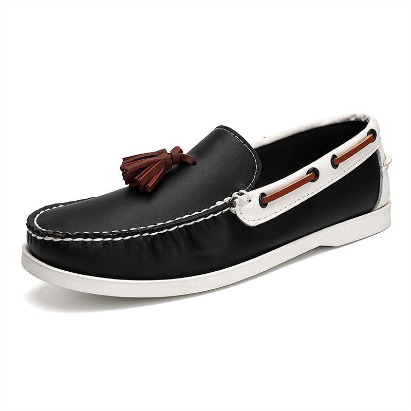 Plus Size Sailing Casual Leather Shoes Men foto 2