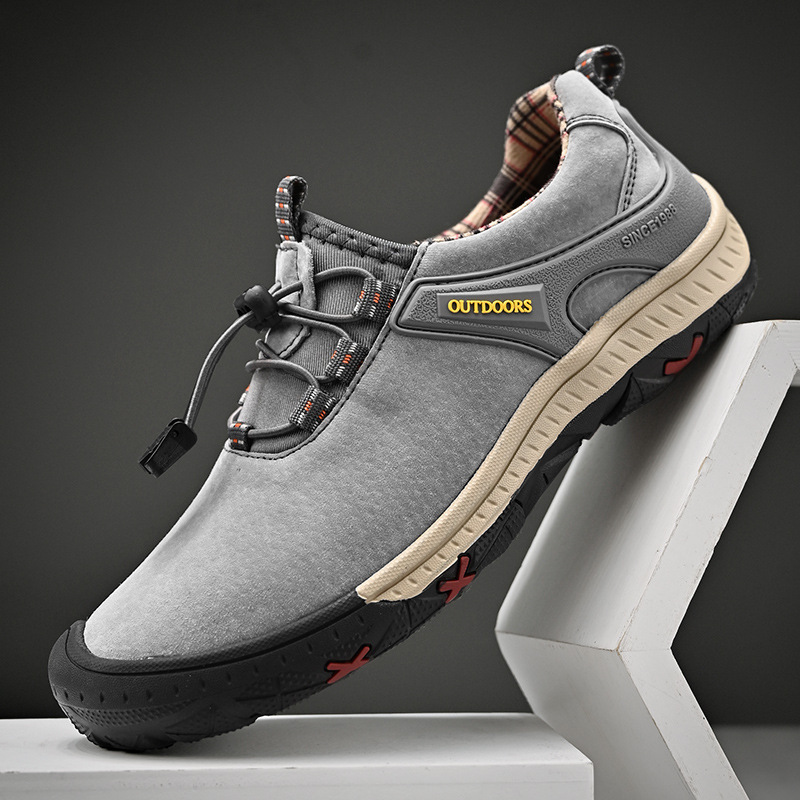 Casual Men's Suede Sports Leisure Mountaineering Shoes foto 4