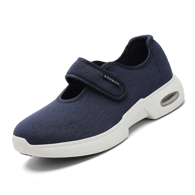 Walking Large-size Dad Widened Mom Mid- To Late-life Single-layer Shoes foto 4