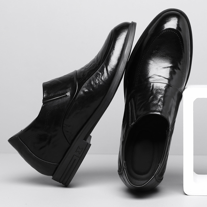 Men's Leather Business Inner Height Increasing Leather Shoes foto 5