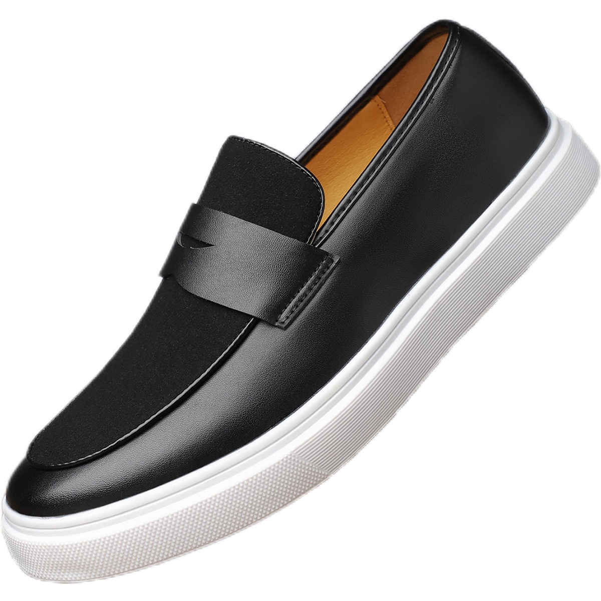 Men's Slip-on Gommino British Style Casual Leather Shoes High-grade foto 5