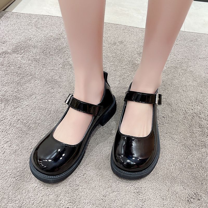 Womens French-style Mary Jane Shoes With Chunky Heels foto 5