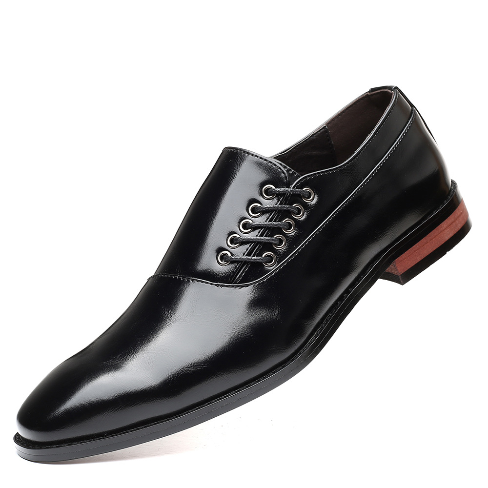 Japanese Square Toe Large Size Men's Shoes