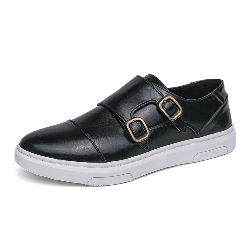 Genuine Leather Plus Size Men's Shoes Leather Shoes Flat All-match foto 3