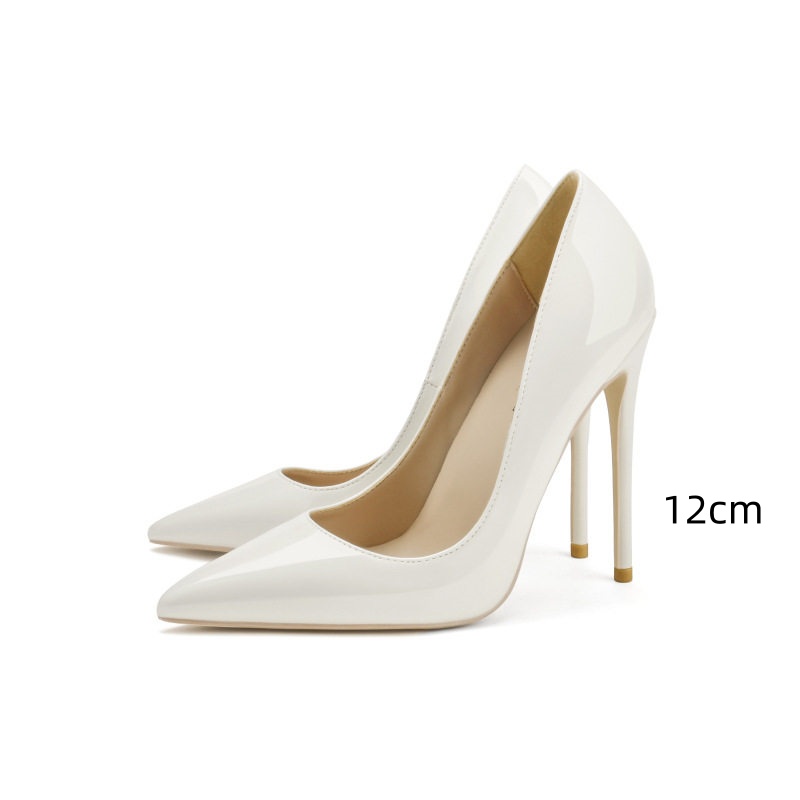 Stiletto 12cm Pointed-toe Plus-size High Heels