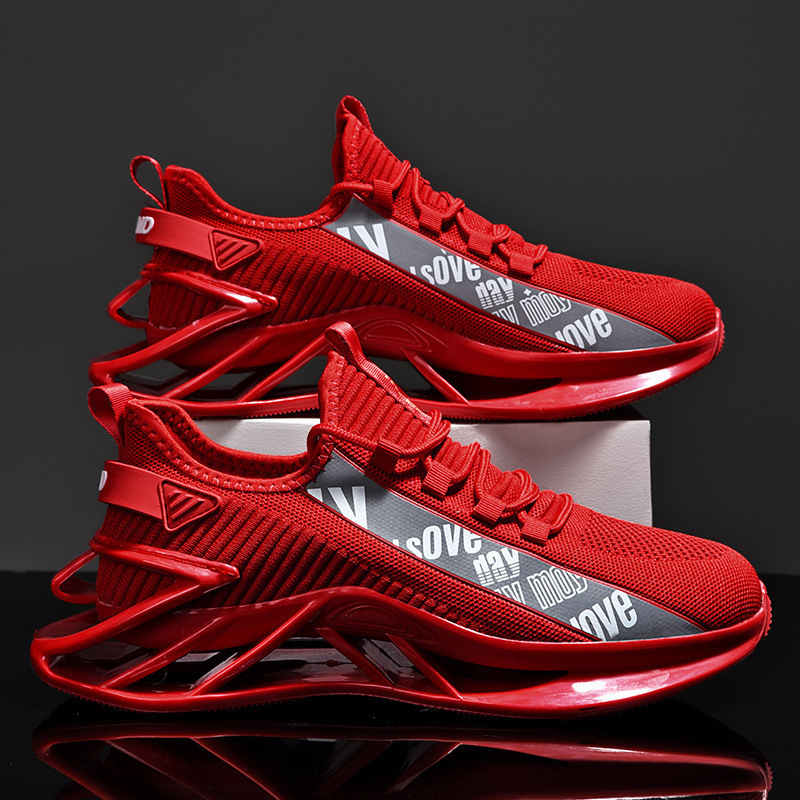 Fashion Casual Exercise Fly Woven Mesh Men's Shoes foto 4