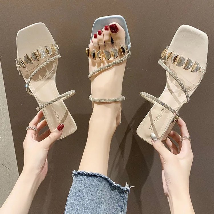 Women's Dignified Rhinestone Sandals foto 5