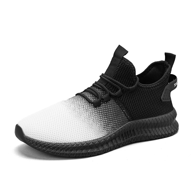 Fashion Low Top Gradient Color Mesh Casual Sneakers foto 3
