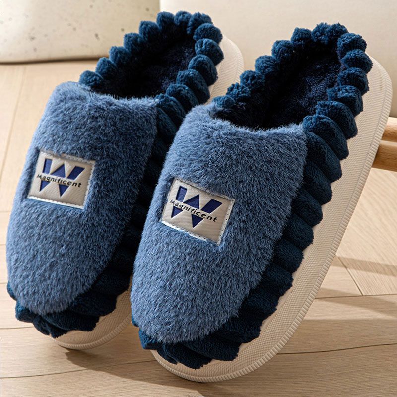 New Fleece-lined Thickened Cotton Slippers foto 2