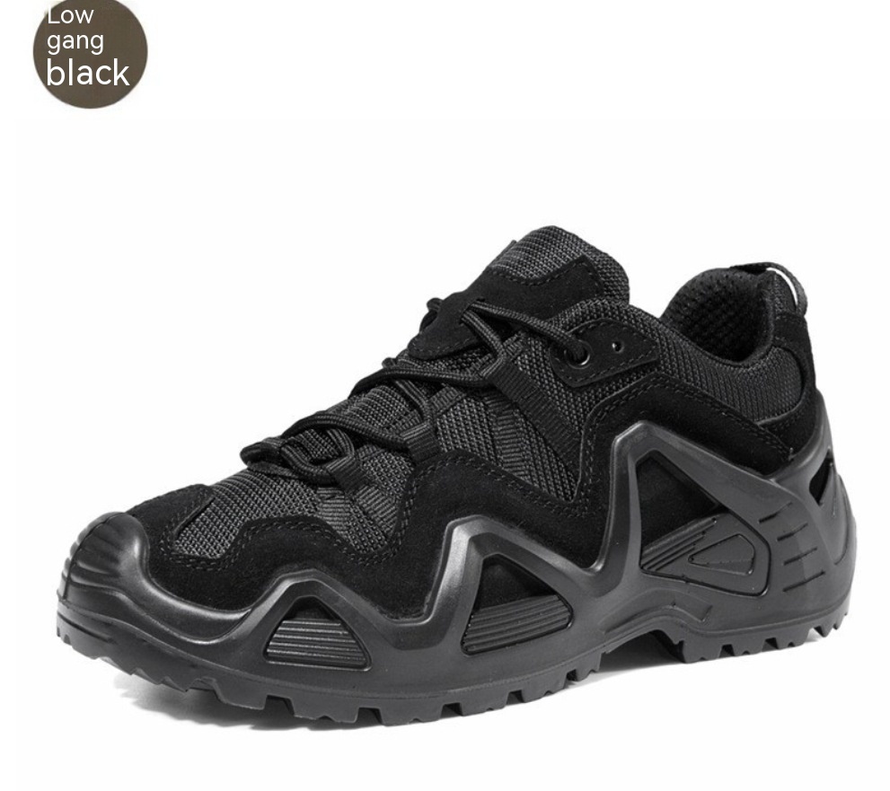 Mid-top High-top Military Fans Outdoor Training Hiking Shoes Military Fans Combat Boots foto 4