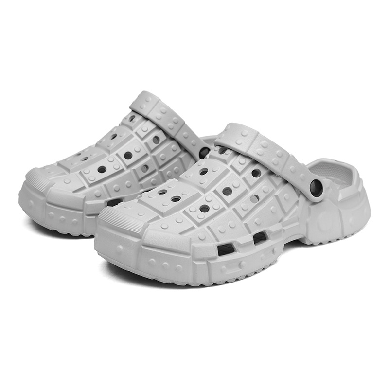 Hole Shoes Simple Non-slip Thick Bottom Wear-resistant foto 5