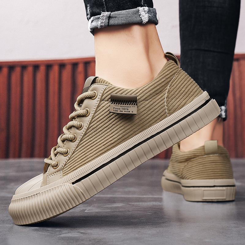 Corduroy Low-top Comfortable Small Casual Shoes foto 3