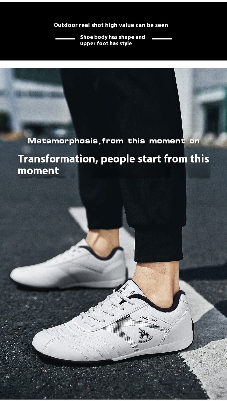 Autumn And Winter Cotton-padded Shoes With Velvet Men's Casual Sneaker foto 4