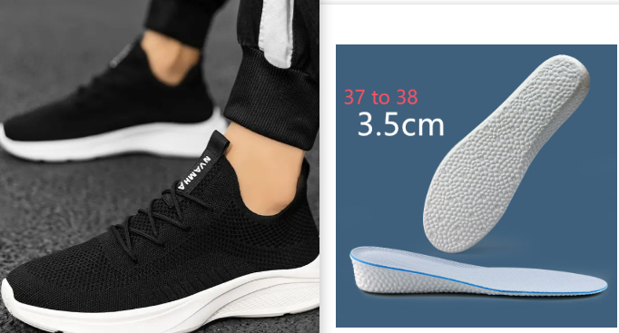 Breathable White Mesh Men's Casual Sneaker foto 2