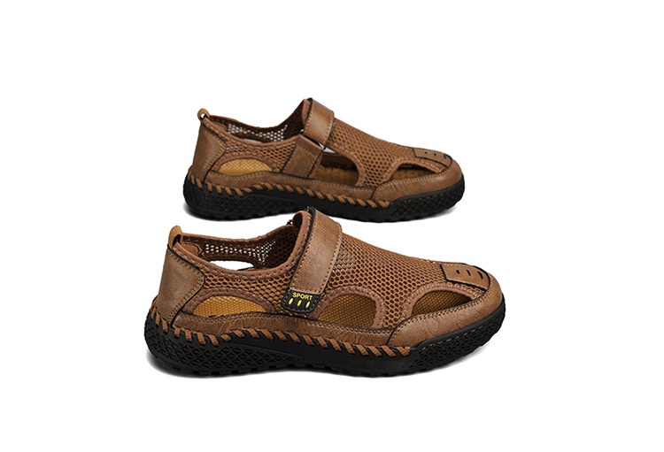 Closed Toe Sandals Breathable All-match Outdoor Large Size Beach Shoes foto 2